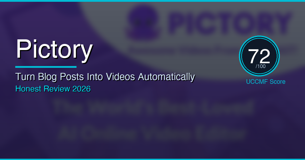 Pictory Review 2026: Turn Blog Posts Into Videos — We Tested It on 25 Articles