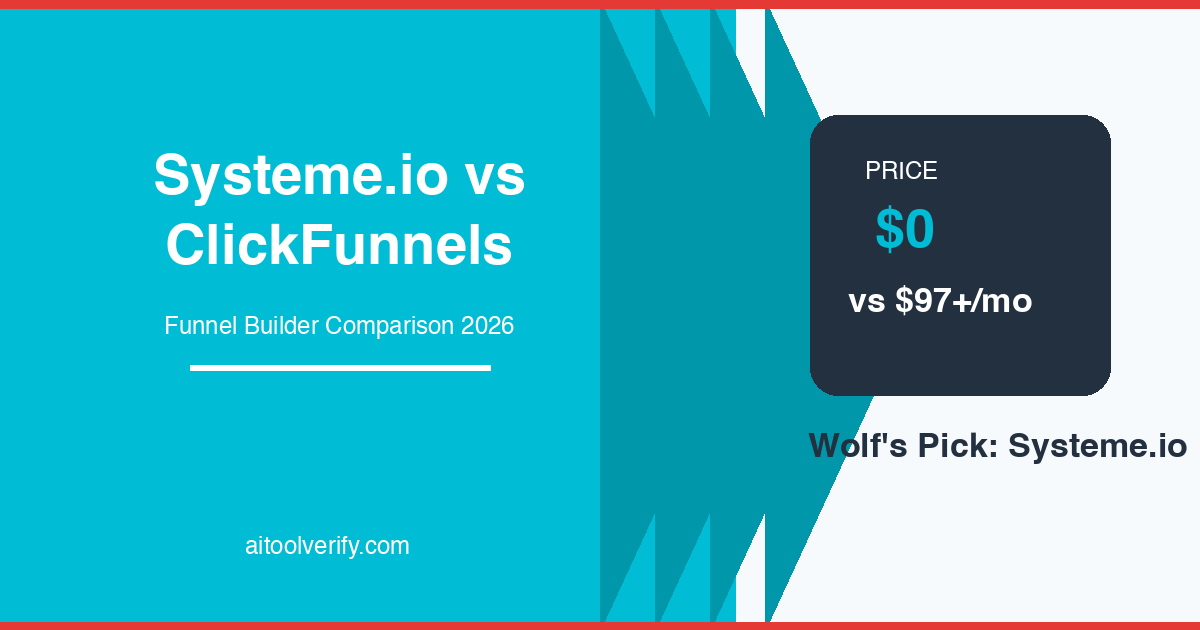 Systeme.io vs ClickFunnels 2026: Which Funnel Builder Is Right for Your Business?