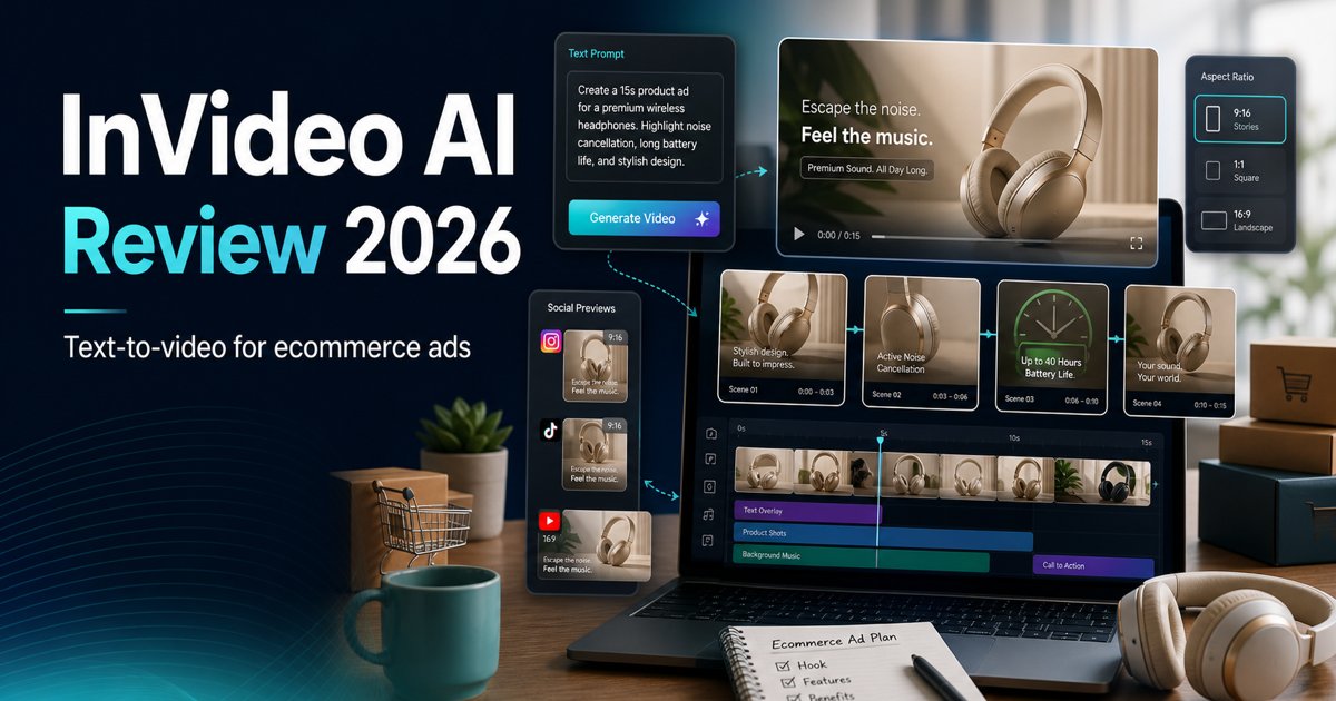 InVideo AI Review 2026: The Fastest Way to Create Marketing Videos (Tested for Ecommerce)